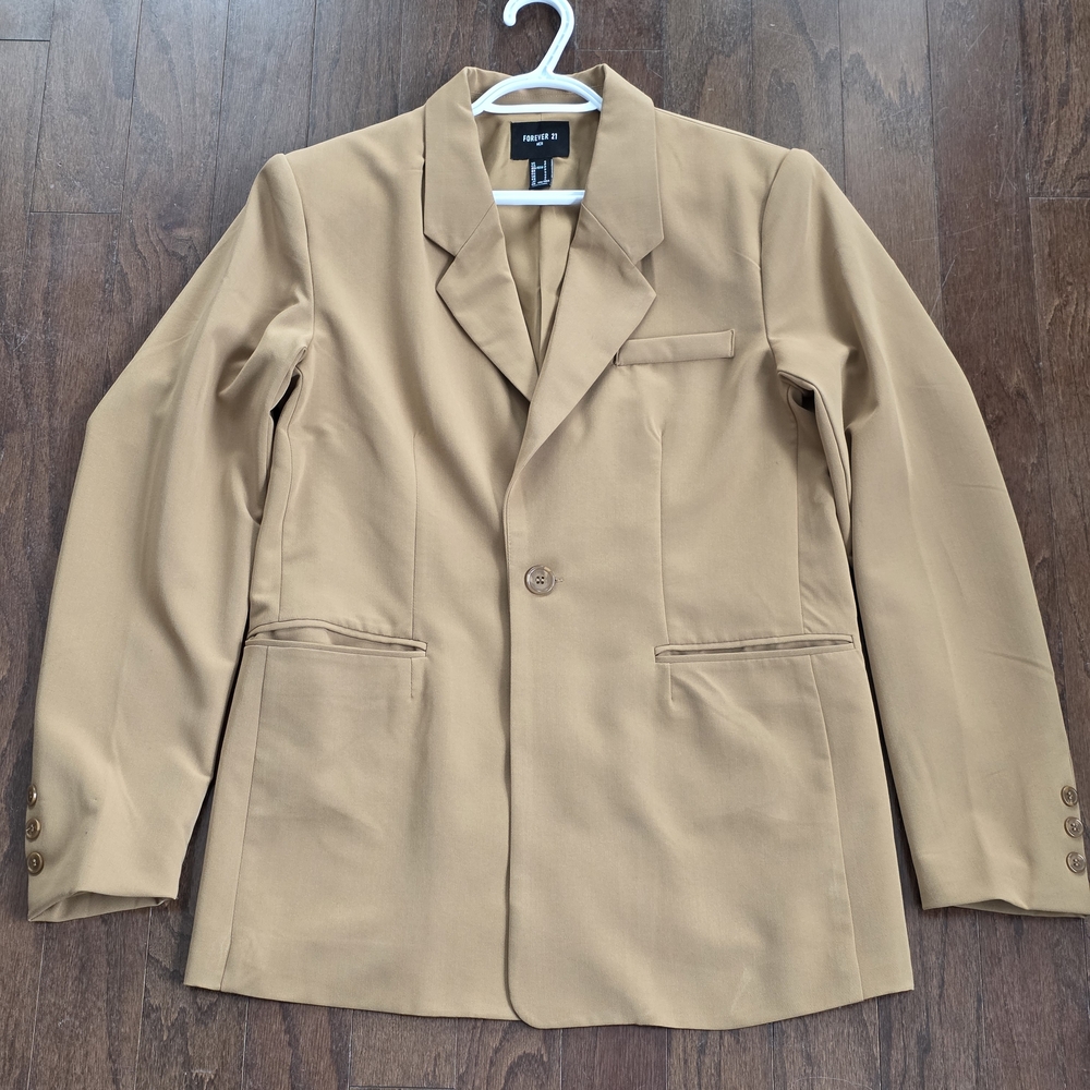 Forever 21 Men's Camel Blazer
